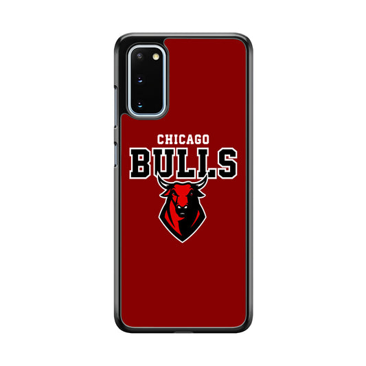 NBA Chicago Bulls Red Logo Samsung Galaxy S20 Case