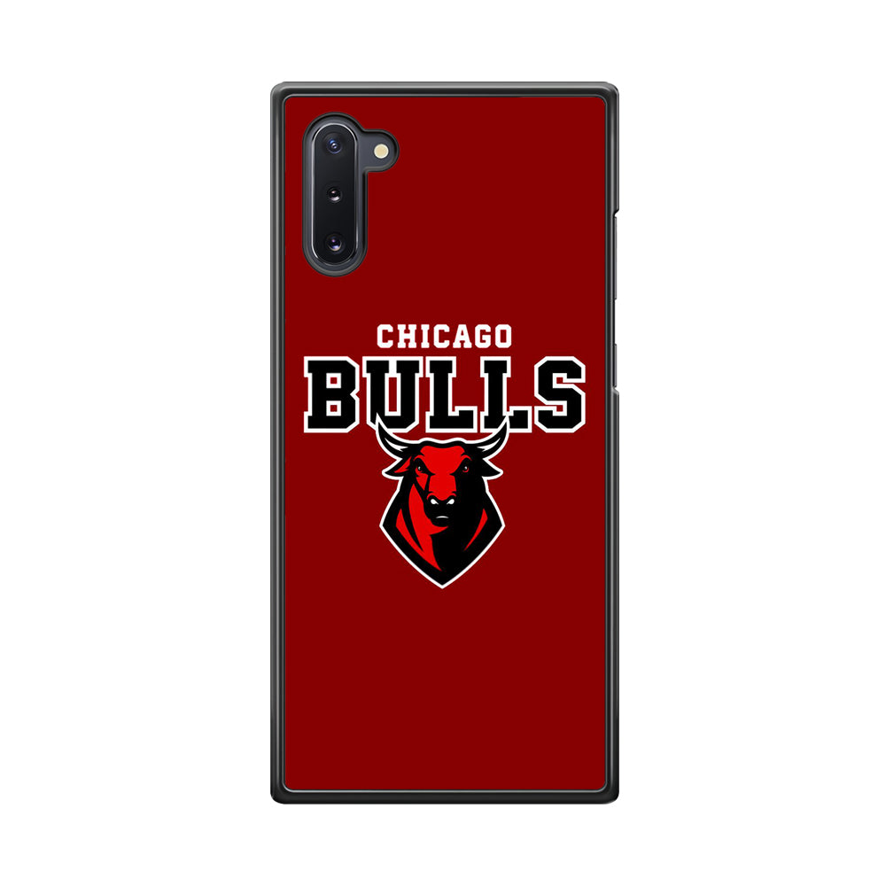 NBA Chicago Bulls Red Logo Samsung Galaxy Note 10 Case