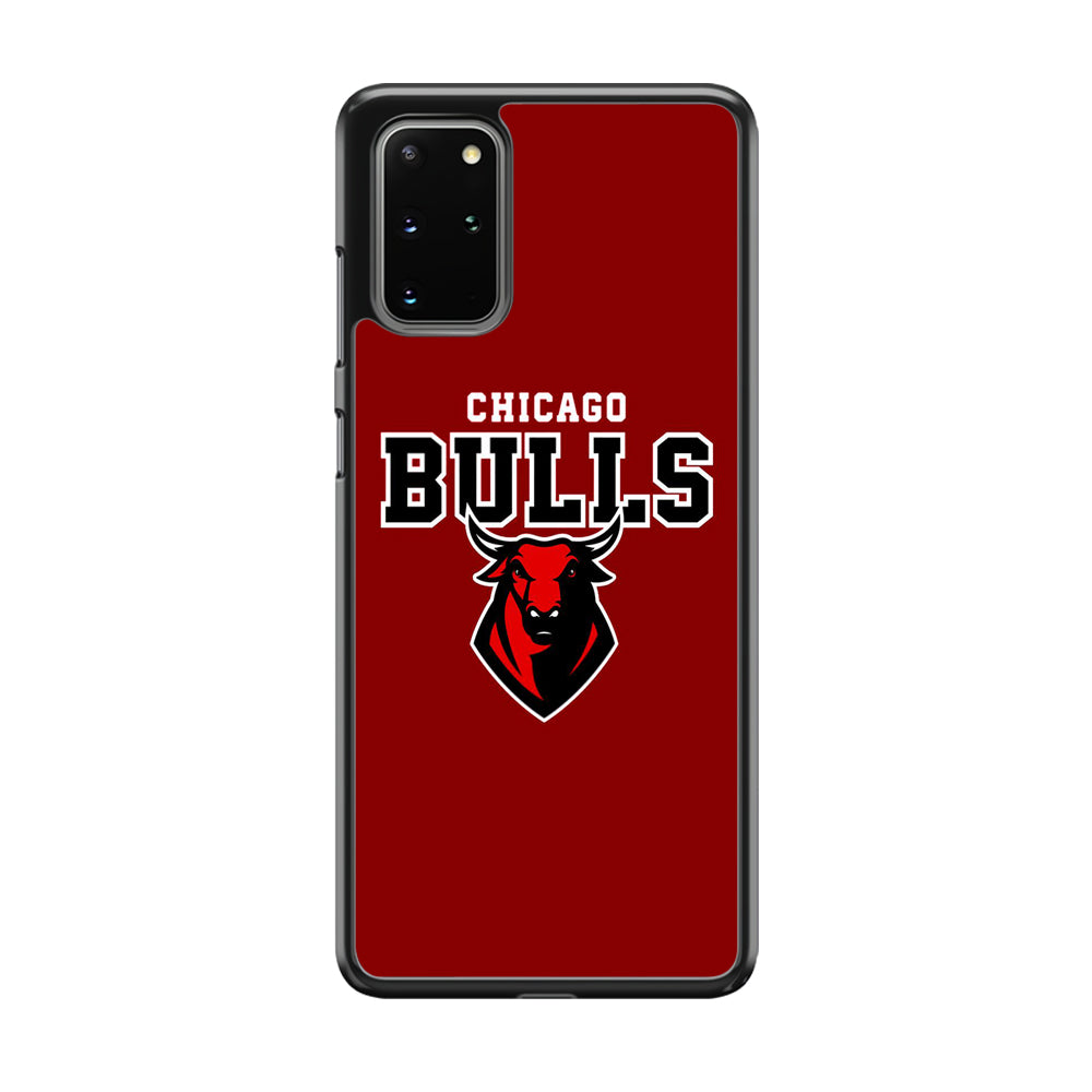 NBA Chicago Bulls Red Logo Samsung Galaxy S20 Plus Case