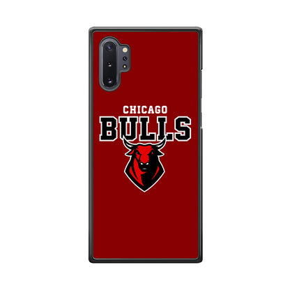 NBA Chicago Bulls Red Logo Samsung Galaxy Note 10 Plus Case