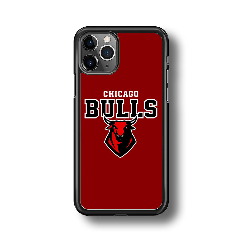 NBA Chicago Bulls Red Logo iPhone 11 Pro Max Case
