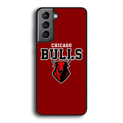 NBA Chicago Bulls Red Logo Samsung Galaxy S21 Plus Case