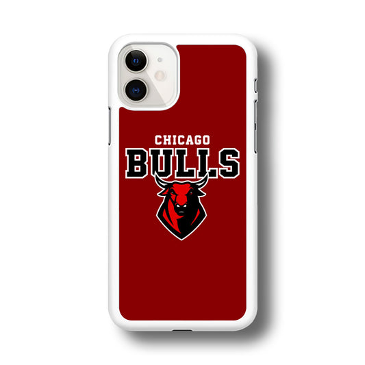NBA Chicago Bulls Red Logo iPhone 11 Case