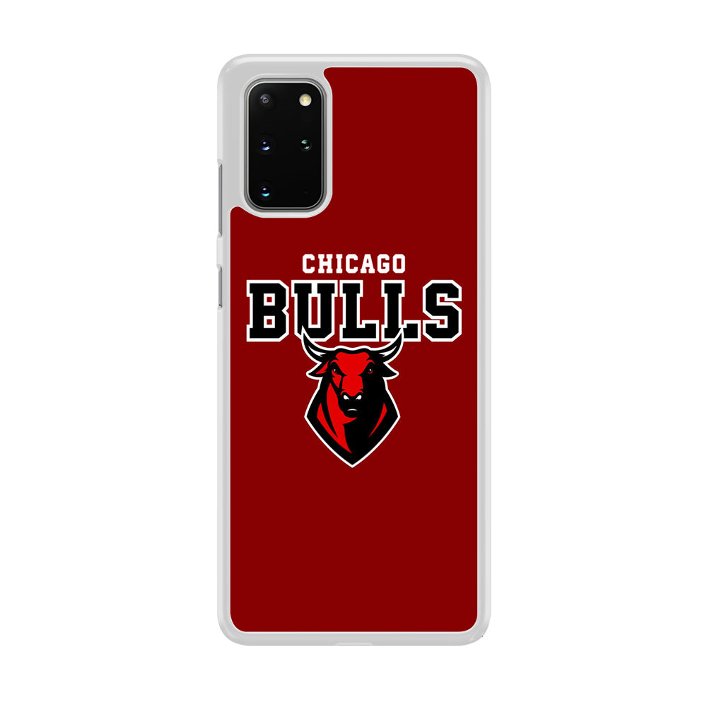 NBA Chicago Bulls Red Logo Samsung Galaxy S20 Plus Case