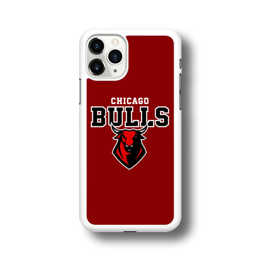 NBA Chicago Bulls Red Logo iPhone 11 Pro Max Case