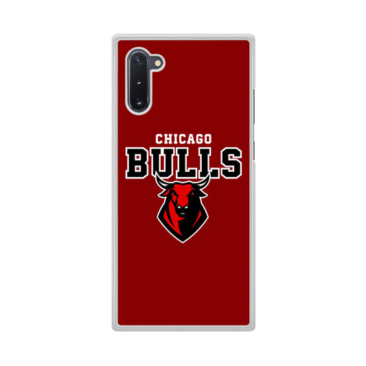 NBA Chicago Bulls Red Logo Samsung Galaxy Note 10 Case