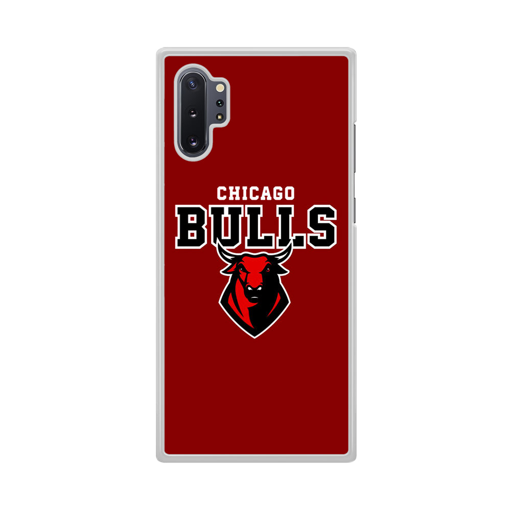 NBA Chicago Bulls Red Logo Samsung Galaxy Note 10 Plus Case