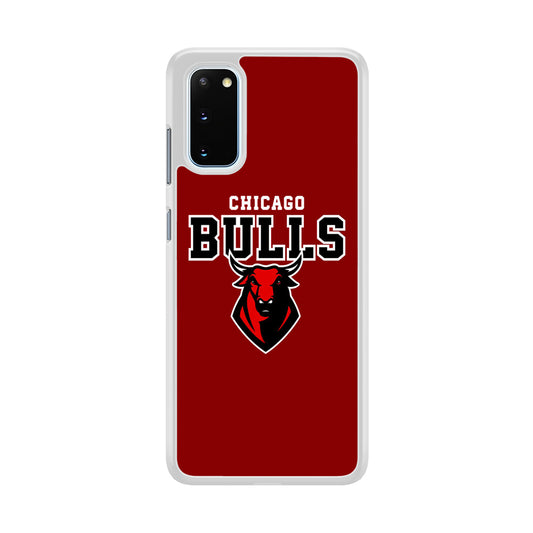 NBA Chicago Bulls Red Logo Samsung Galaxy S20 Case