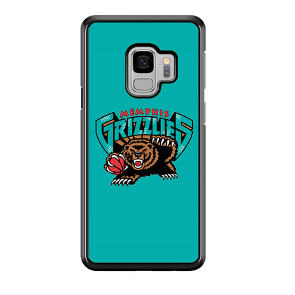 NBA Memphis Grizzlies Bear Logo Samsung Galaxy S9 Case