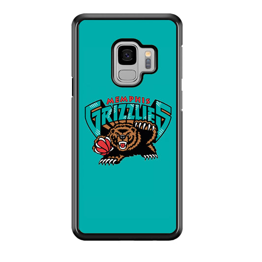 NBA Memphis Grizzlies Bear Logo Samsung Galaxy S9 Case