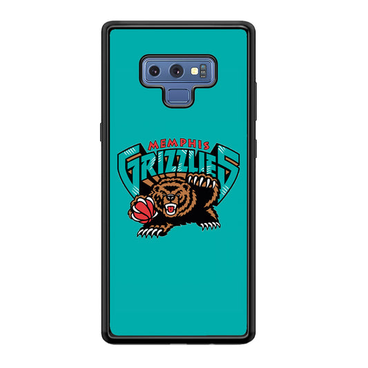NBA Memphis Grizzlies Bear Logo Samsung Galaxy Note 9 Case