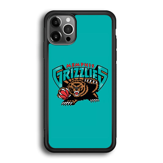 NBA Memphis Grizzlies Bear Logo iPhone 12 Pro Case