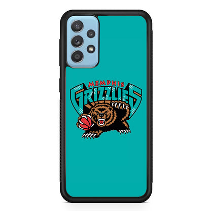 NBA Memphis Grizzlies Bear Logo Samsung Galaxy A52 Case