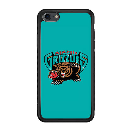 NBA Memphis Grizzlies Bear Logo iPhone 8 Case