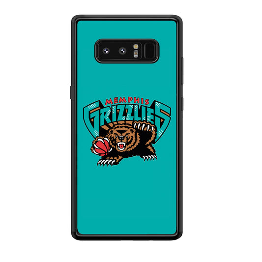 NBA Memphis Grizzlies Bear Logo Samsung Galaxy Note 8 Case