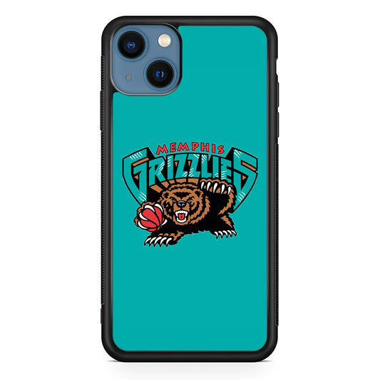 NBA Memphis Grizzlies Bear Logo iPhone 13 Case