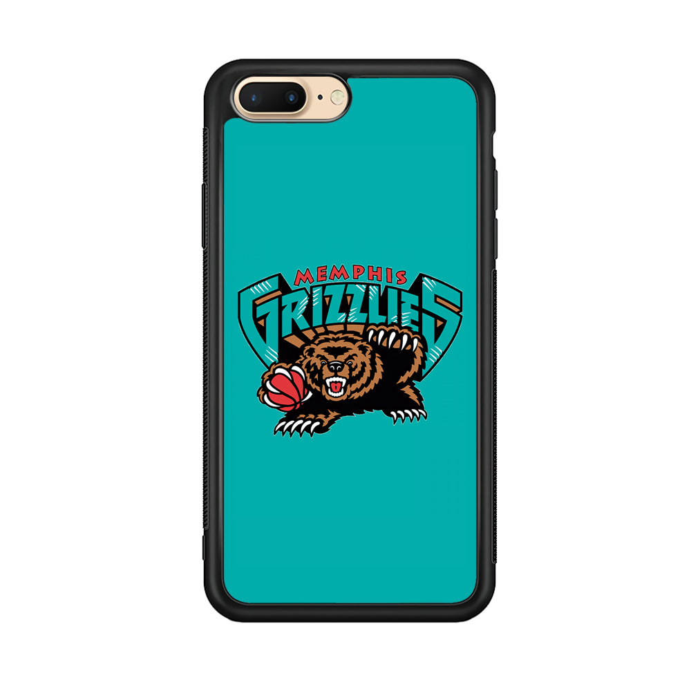 NBA Memphis Grizzlies Bear Logo iPhone 8 Plus Case