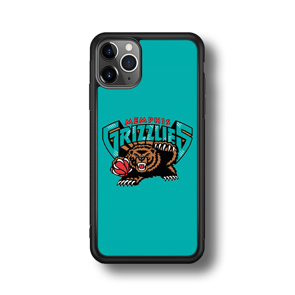 NBA Memphis Grizzlies Bear Logo iPhone 11 Pro Max Case