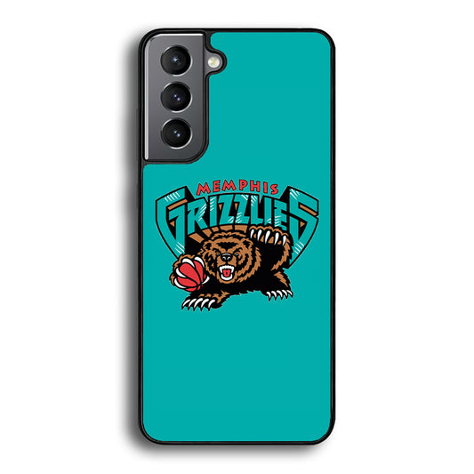 NBA Memphis Grizzlies Bear Logo Samsung Galaxy S21 Case
