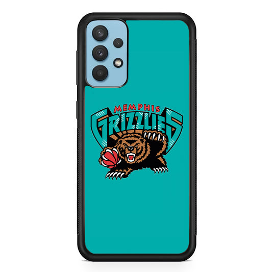 NBA Memphis Grizzlies Bear Logo Samsung Galaxy A32 Case