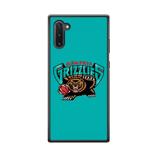 NBA Memphis Grizzlies Bear Logo Samsung Galaxy Note 10 Case