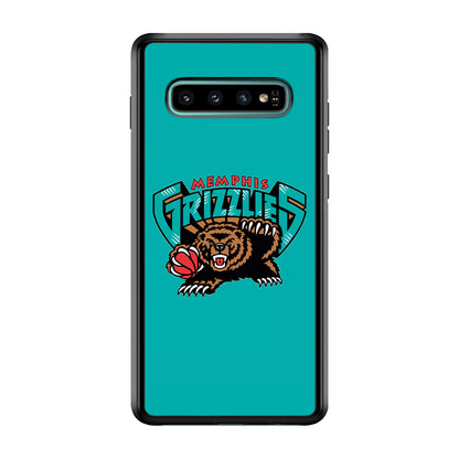 NBA Memphis Grizzlies Bear Logo Samsung Galaxy S10 Case