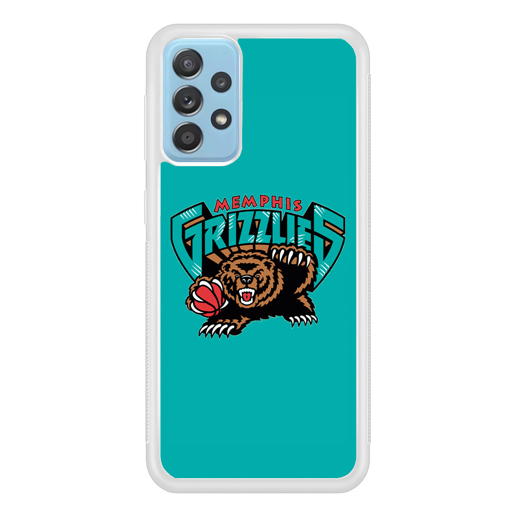 NBA Memphis Grizzlies Bear Logo Samsung Galaxy A52 Case