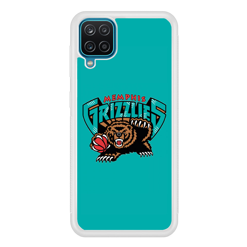 NBA Memphis Grizzlies Bear Logo Samsung Galaxy A12 Case