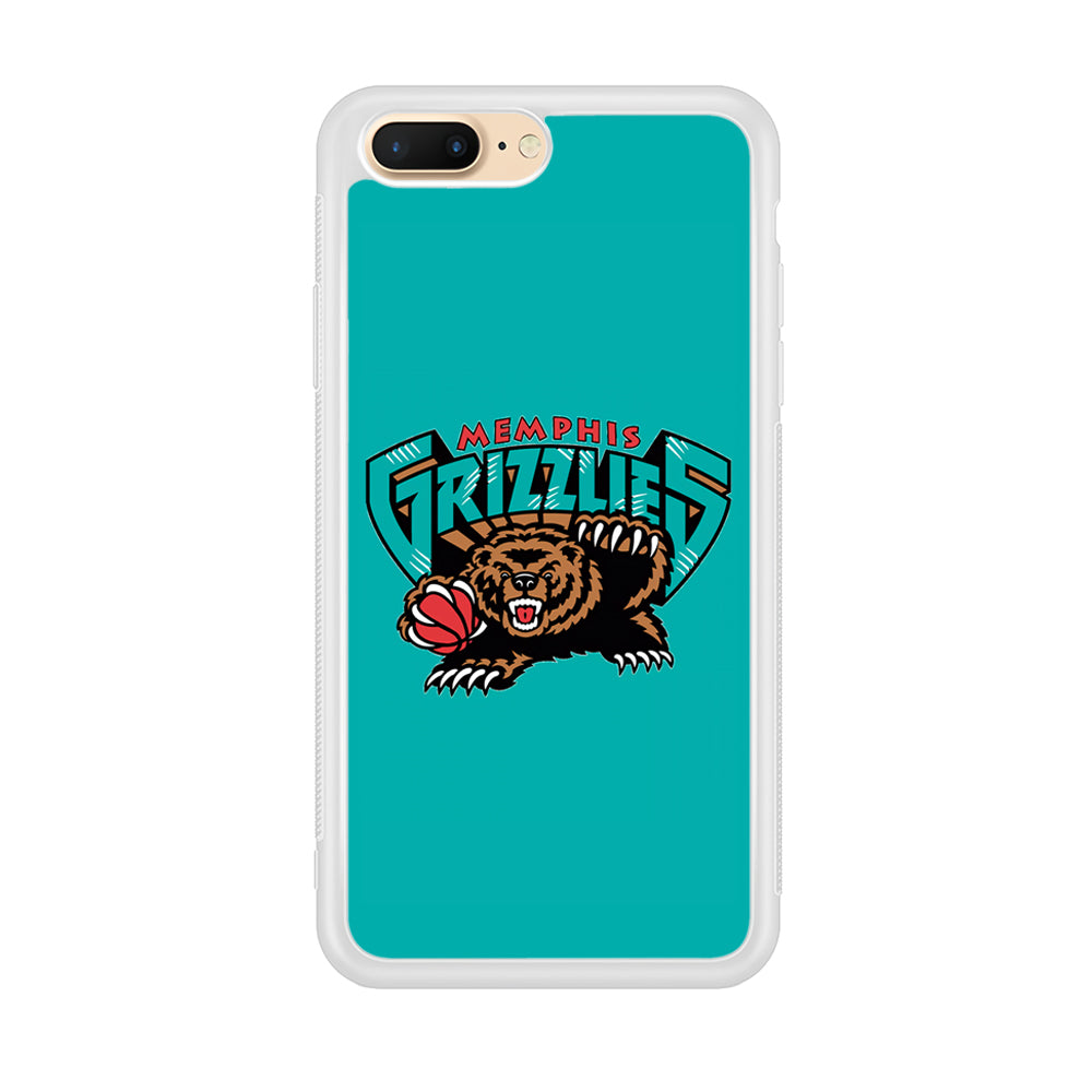 NBA Memphis Grizzlies Bear Logo iPhone 8 Plus Case