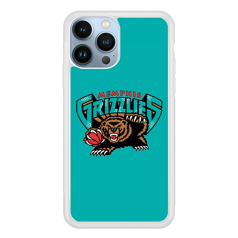 NBA Memphis Grizzlies Bear Logo iPhone 13 Pro Max Case