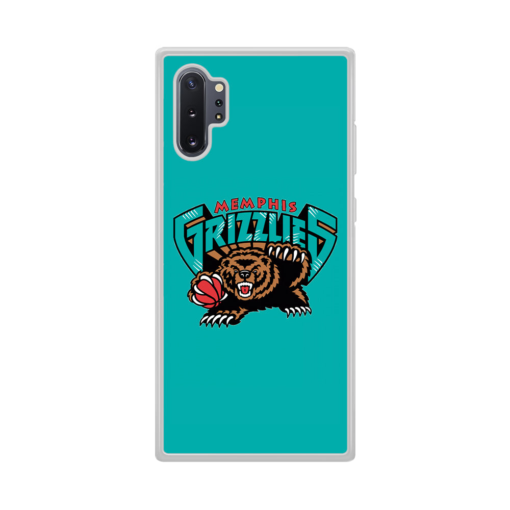 NBA Memphis Grizzlies Bear Logo Samsung Galaxy Note 10 Plus Case