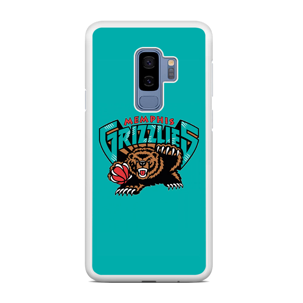 NBA Memphis Grizzlies Bear Logo Samsung Galaxy S9 Plus Case