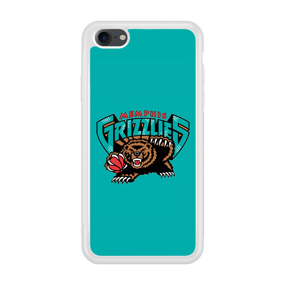 NBA Memphis Grizzlies Bear Logo iPhone 8 Case