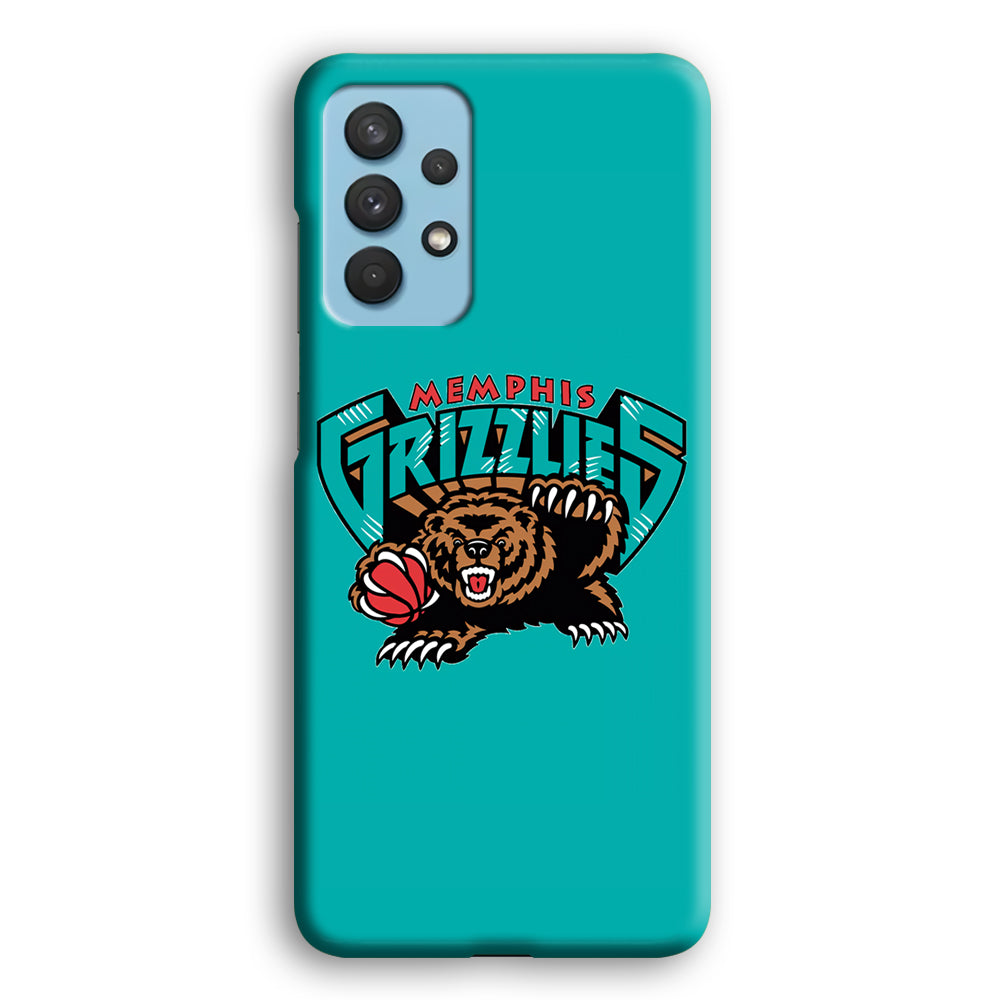 NBA Memphis Grizzlies Bear Logo Samsung Galaxy A32 Case