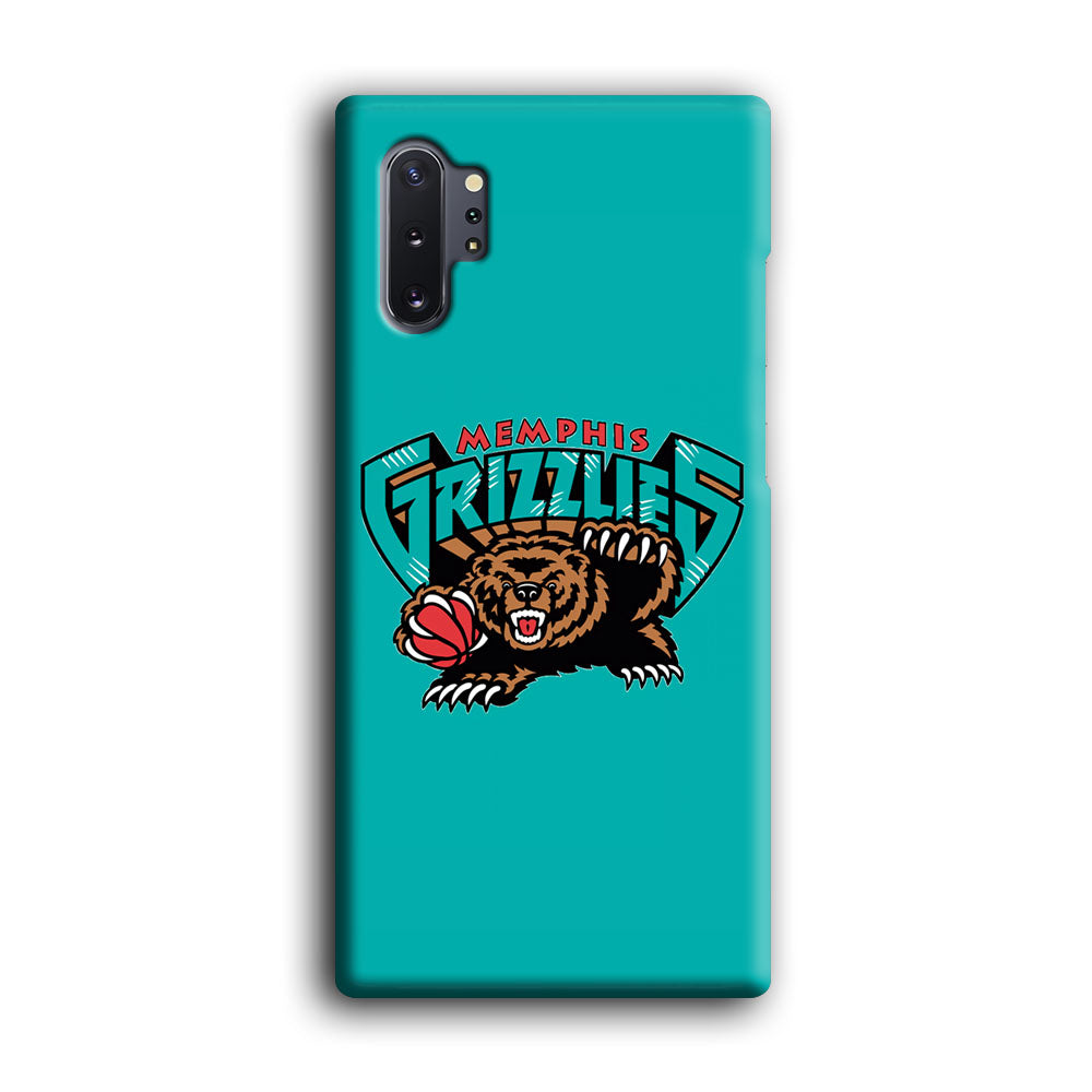 NBA Memphis Grizzlies Bear Logo Samsung Galaxy Note 10 Plus Case