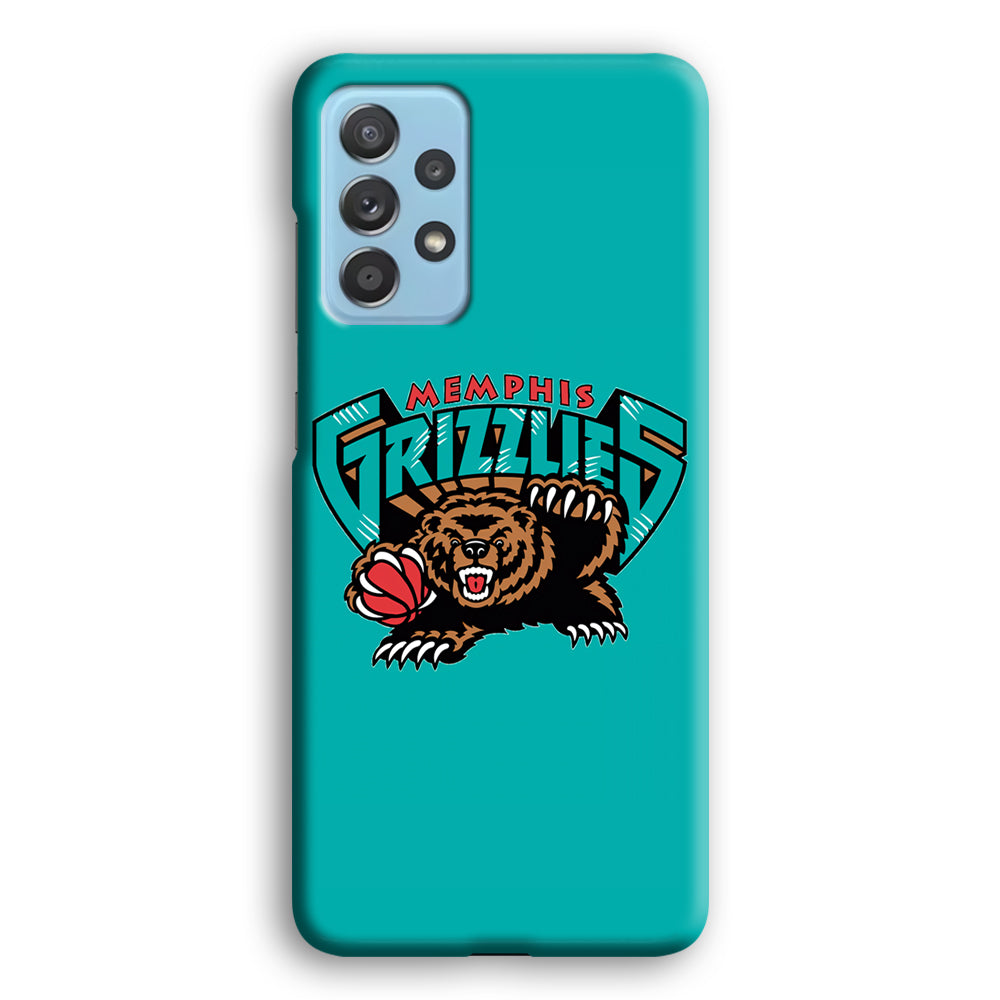 NBA Memphis Grizzlies Bear Logo Samsung Galaxy A52 Case