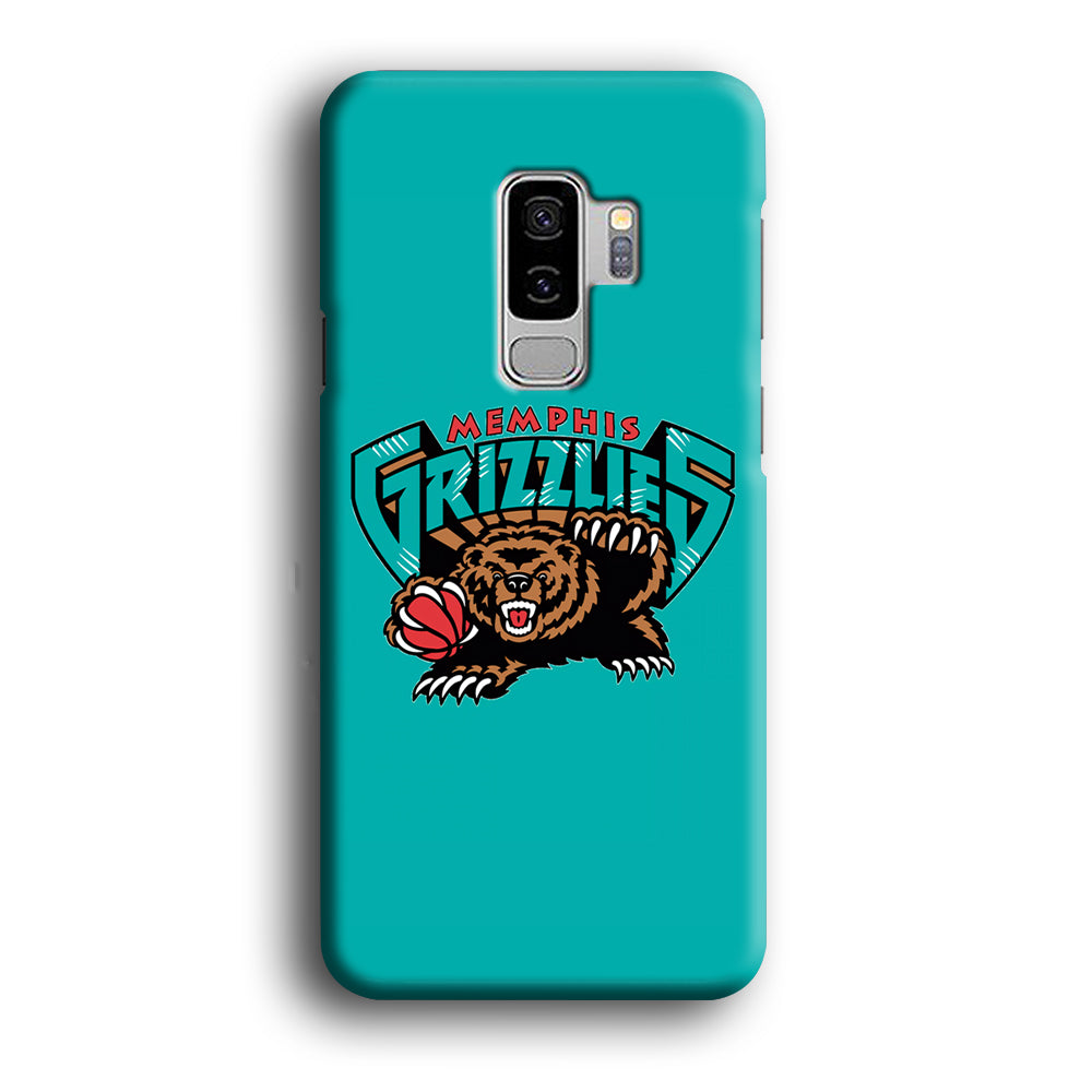 NBA Memphis Grizzlies Bear Logo Samsung Galaxy S9 Plus Case