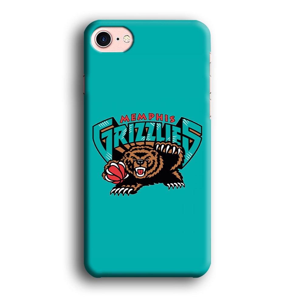 NBA Memphis Grizzlies Bear Logo iPhone 8 Case