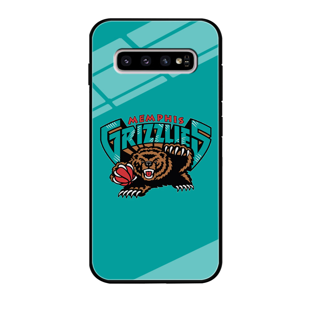 NBA Memphis Grizzlies Bear Logo Samsung Galaxy S10 Plus Case