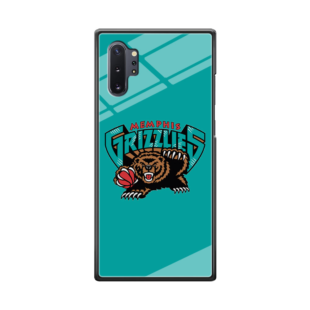 NBA Memphis Grizzlies Bear Logo Samsung Galaxy Note 10 Plus Case