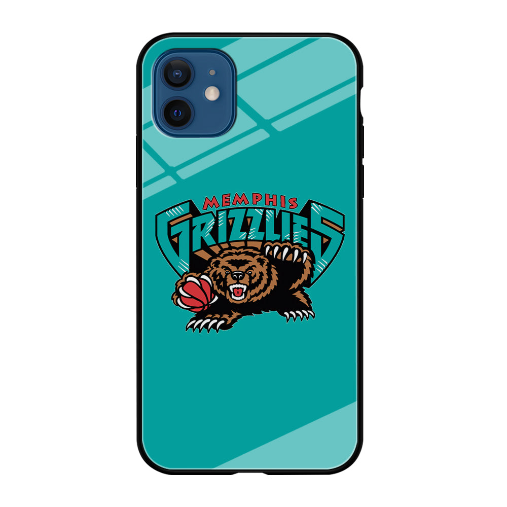 NBA Memphis Grizzlies Bear Logo iPhone 12 Case