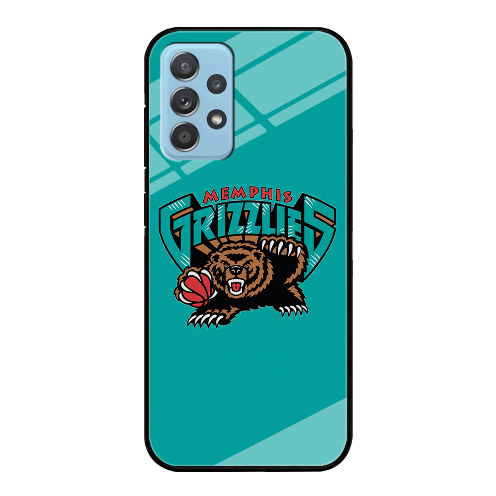 NBA Memphis Grizzlies Bear Logo Samsung Galaxy A52 Case