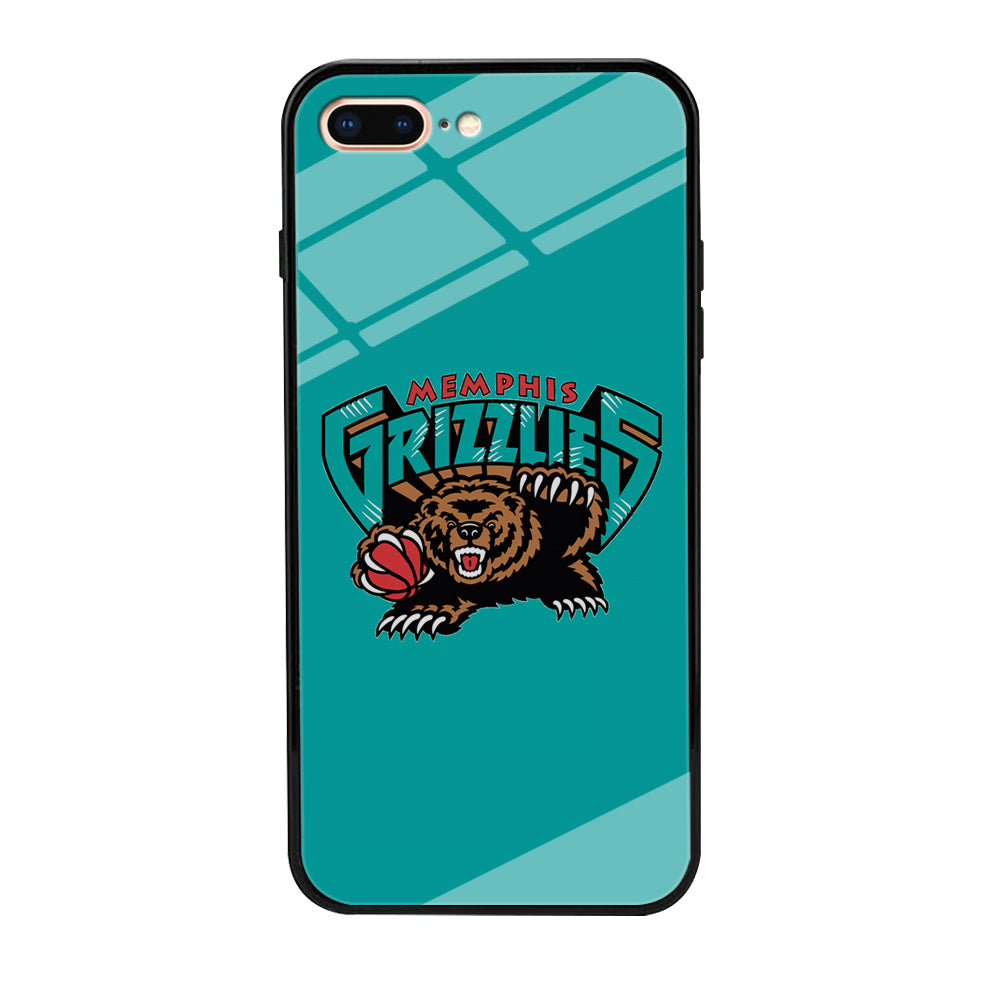 NBA Memphis Grizzlies Bear Logo iPhone 8 Plus Case