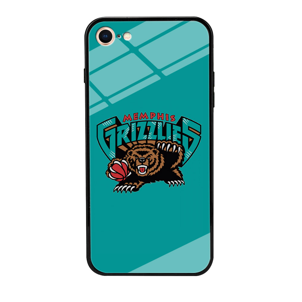 NBA Memphis Grizzlies Bear Logo iPhone 8 Case