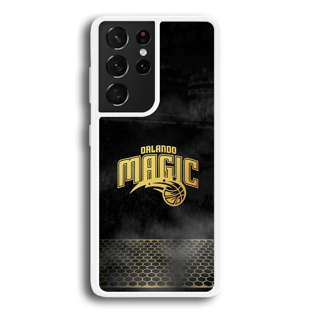 NBA Orlando Magic Gold Logo In The Stadium Samsung Galaxy S21 Ultra Case