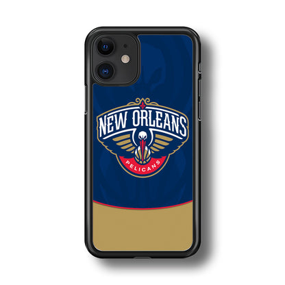 NBA Orleans Pelicans Blue iPhone 11 Case