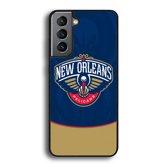 NBA Orleans Pelicans Blue Samsung Galaxy S21 Plus Case