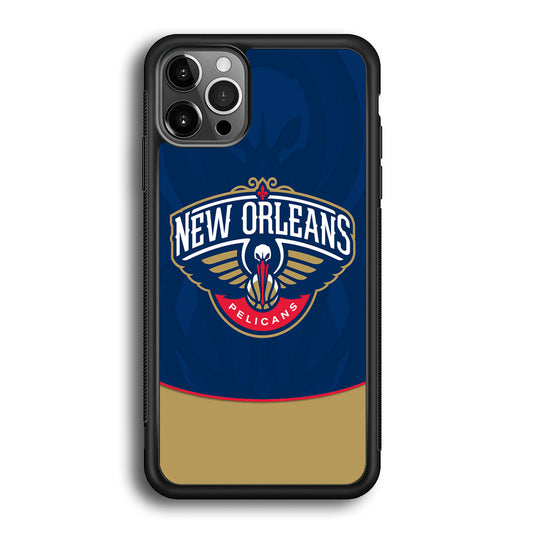 NBA Orleans Pelicans Blue iPhone 12 Pro Case