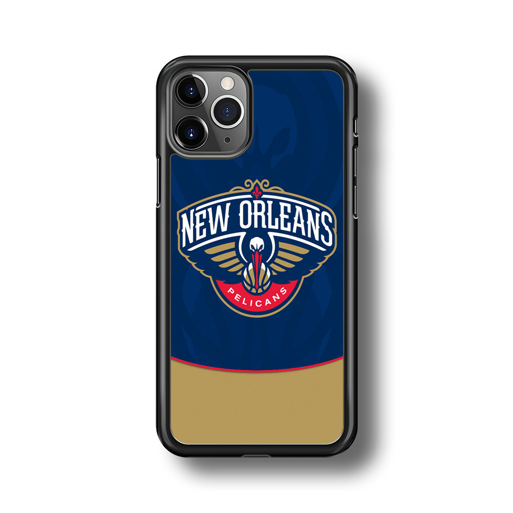 NBA Orleans Pelicans Blue iPhone 11 Pro Max Case