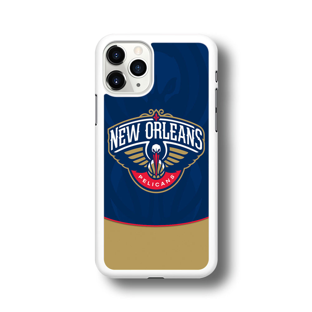 NBA Orleans Pelicans Blue iPhone 11 Pro Case